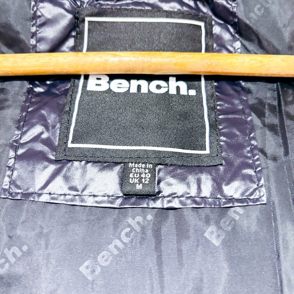 BENCH Kara Black Shinny Puffer Coat - Picture 9 of 14